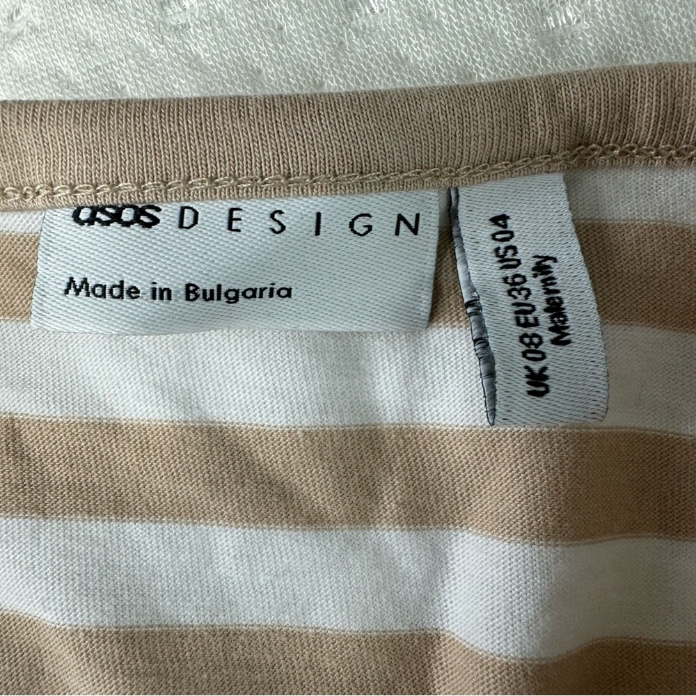 ASOS Maternity Ruched Striped Tank - Picture 7 of 10